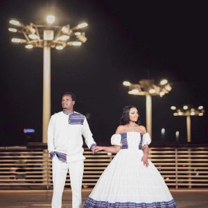 Home blue denim shorts